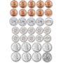 Ashley-10067 US Coin Money Set Die-Cut Magnets, Multi