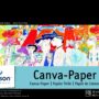 Canson Artist Series Canva-Paper, Foldover Pad, 18x24 inches, 10 Sheets (136lb/290g) - Art