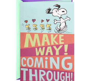 Hallmark Pop Up Peanuts Mothers Day Card or Birthday Card for Mom (Snoopy, Hugs and Kisses