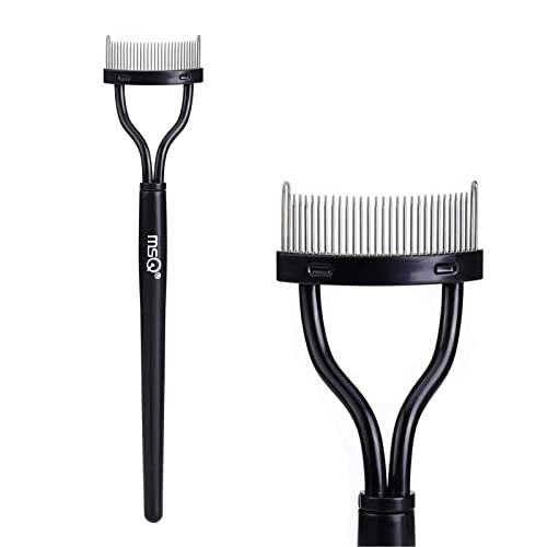 Eyelash Comb MSQ Eyelash Separator Mascara Applicator Eyelash Definer With Comb Cover Arc