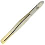 Camila Solingen CS31 3 1/2" Gold Tipped, Surgical Grade, German Stainless Steel Tweezers (