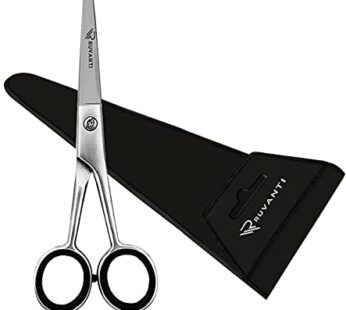 Ruvanti Professional Hair Cutting Scissors – Barber Shears for Salon and Home Use – Sharp