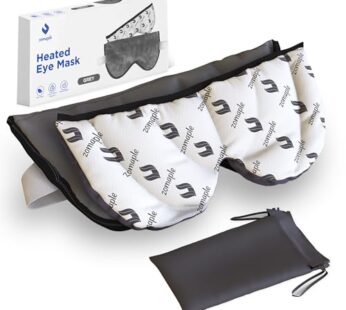 Zomaple Heated Eye Mask for Dry Eyes, Reusable Dry Eye Mask with Moist Heat Warming Compre