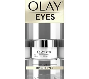 Olay Vitamin C Brightening Eye Cream to Help Reduce Dark Circles, Brightening Cream, 0.5 F