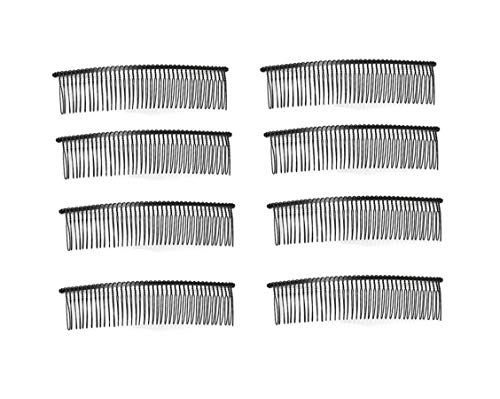 10 PCS 40 Teeth/15cm Long Hair Clip Combs Metal Wire Hair Combs Wire Twist Bridal Wedding