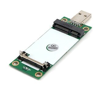 Mini PCIe WWAN Card to USB Adapter with SIM Slot, Mini PCI Express WWAN/LTE/4G Module Test