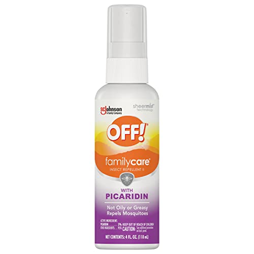 OFF! FamilyCare Insect & Mosquito Repellent Spritz, Bug Spray Made with Picaridin for Ever