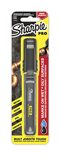 SHARPIE Pro Permanent Marker, Fine Point, Black Marker (2018321)