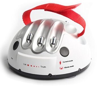 Upgrade Micro Electric Shocking Lie Detector, Funtoy Tricky Novelty Polygraph Test Truth O