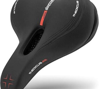 Wittkop Bike Seat, Waterproof Bicycle Saddle for Comfort, Mountain & Road Biking, Wide Bik