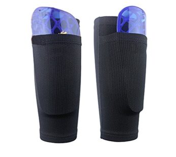 Soccer Shin Guard Sock, Leg Performance Support Football Compression Calf Sleeves with Poc
