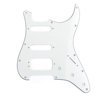 Musiclily Pro 11-Hole Round Corner HSS Guitar Strat Pickguard for USA/Mexican Stratocaster