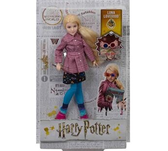 Harry Potter Collectible Toy, Luna Lovegood Doll & Accessories, Signature Look with Quibbl