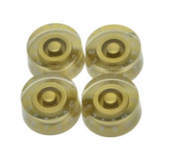 Dopro 4pcs Gold Guitar Speed Dial Knobs Control Knob fits LP Guitar