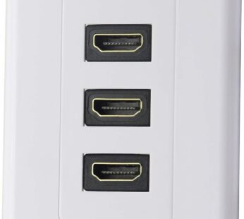 zdyCGTime 3 Port HDMI 2.0 Decorative Wall Plate HDMI Component Composite Audio Video Wall