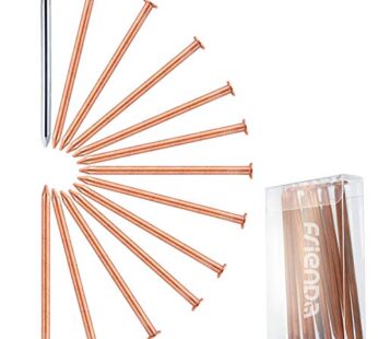4 Inch (100mm) 12 Pieces Long Copper Nails for Tree Killing, Stump Removal with 1 Piece 4