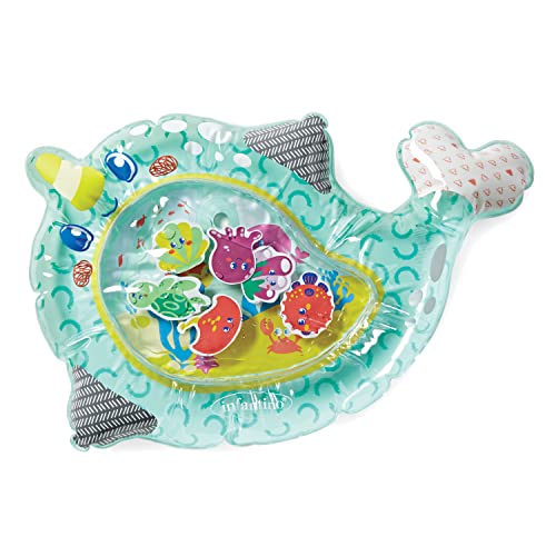 Infantino Wee Wild Ones Pat & Play Water Mat - Narwhal Themed Water mat for Infants and Ol