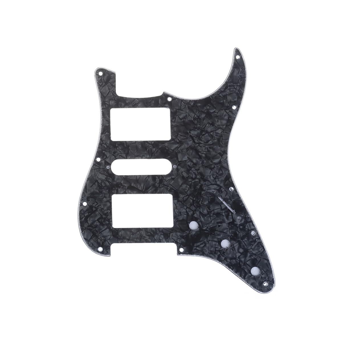 Musiclily Pro 11 Hole HSH Guitar Strat Pickguard Humbucker for Fender American/Mexican Sta