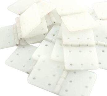 RLECS 20pcs Pinned Nylon Hinge 20x36mm L Size for RC Airplane Plane Parts Model Replacemen