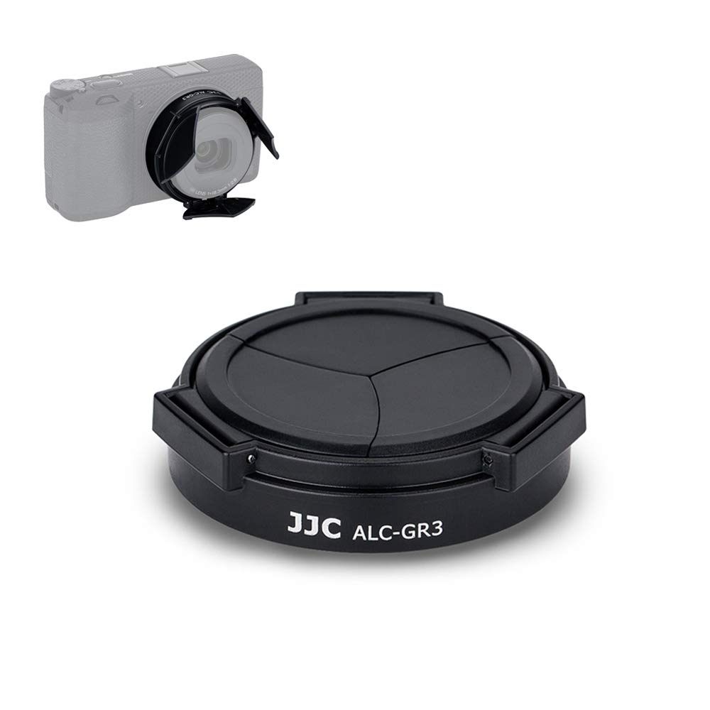 JJC Auto Open and Close Lens Cap Cover for Ricoh GR III GR III HDF GR3 GR3 HDF Digital Cam
