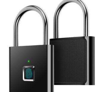 Fingerprint Padlock,AICase Ultra Light One Touch Open Fingerprint Lock with USB Charging f