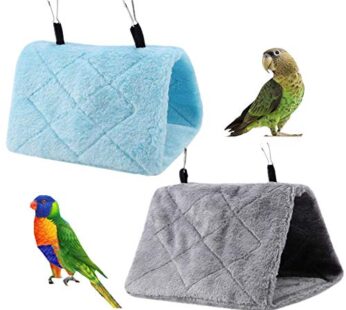Magnoloran 2 Pack Warm Bird Nest House Bed Hanging Hammock Sleeping Bed Plush Hanging Snug