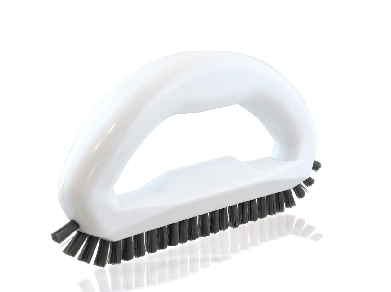 The Crown Choice Grout Cleaning Brush | Grout Cleaner and Scrubber Brush with Stiff Nylon
