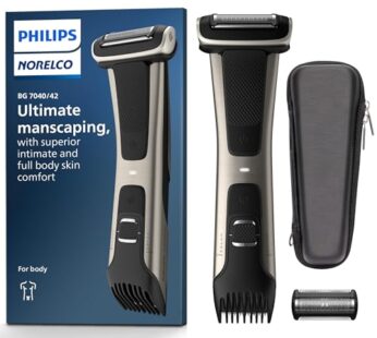 Philips Norelco Exclusive Bodygroom Series 7000 Showerproof Body & Manscaping Trimmer & Sh