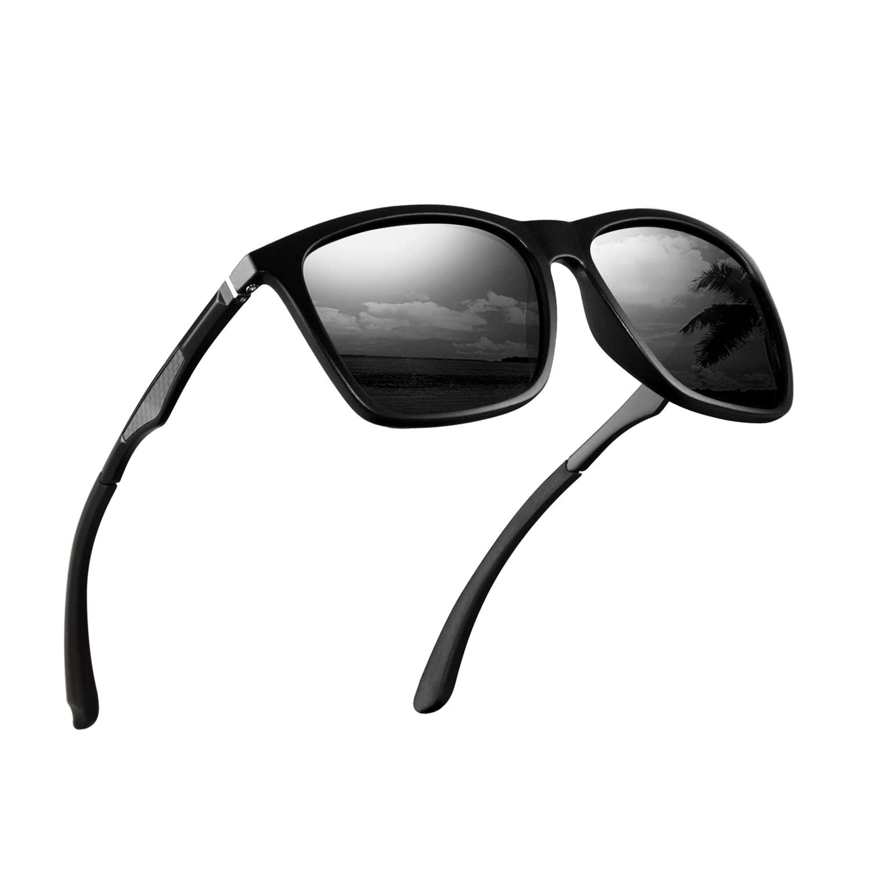 Polarized Sunglasses for Men Aluminum Mens Sunglasses Driving Rectangular Sun Glasses For