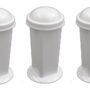 EISCO 3PK Coplin Jars - Staining - Hold 5-10 Slides Each - Polypropylene