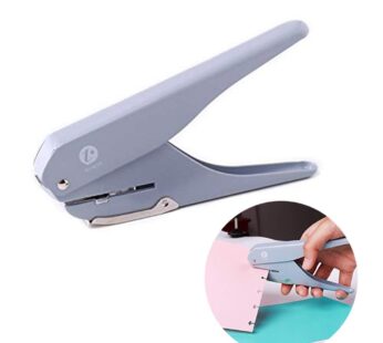 Fromthenon Mushroom Discbound Hole Punch Puncher Handheld DIY Paper Cutter with Ruler for