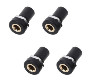 Ximimark 4Pcs 3.5MM Audio Video Jack Socket Stereo Solder Panel Mount Jack Connector Headp