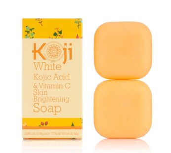 Koji White Kojic Acid & Vitamin C Brightening Soap, Hydrating Face & Body For Radiant Glow