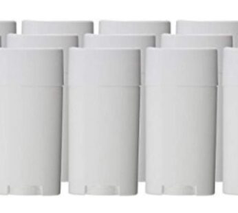 Wholesale 15ML BPA Free White Empty Plastic Oval Deodorant Containers Lip Balm Tubes Lipst