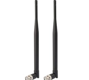 Bingfu Wireless Microphone Receiver Antenna UHF 400MHz-960MHz BNC Male Antenna (2-Pack) fo