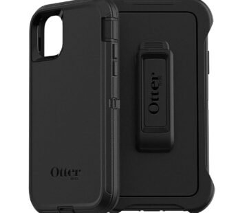 OtterBox iPhone 11 Defender Series Case – BLACK, rugged & durable, with port protection, i