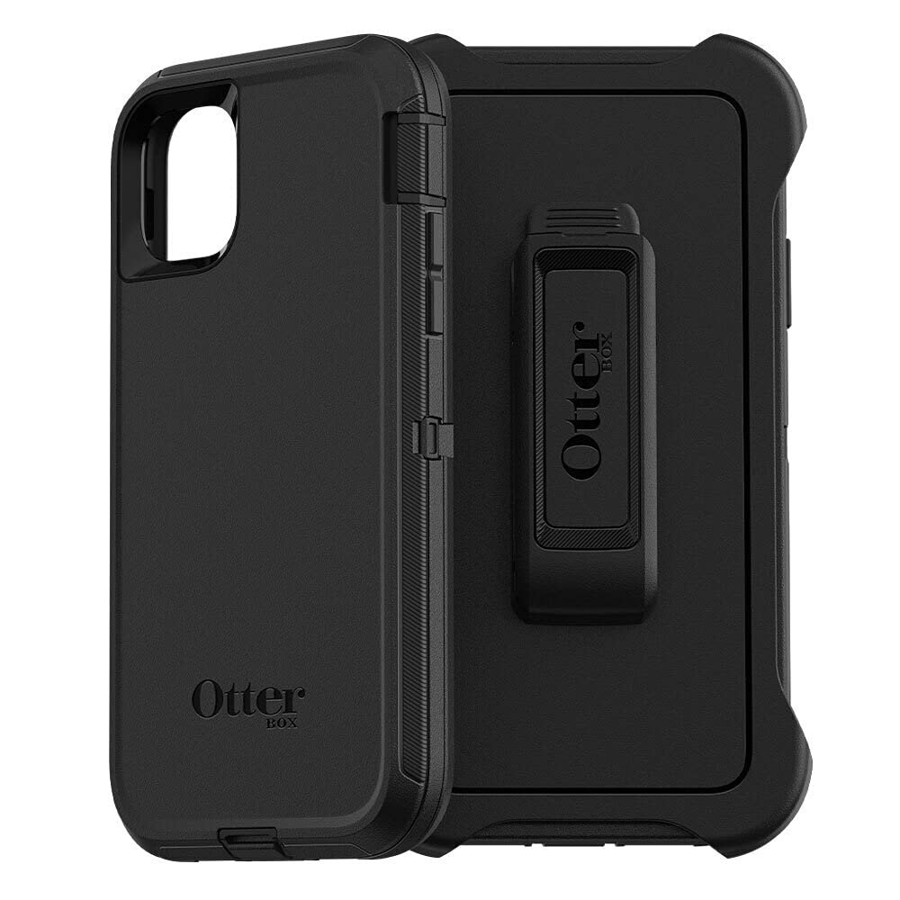 OtterBox iPhone 11 Defender Series Case - BLACK, rugged & durable, with port protection, i