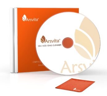 Arsvita CD Laser Lens Cleaner Disc Cleaning Set for CD/VCD/DVD Player, Safe and Effective