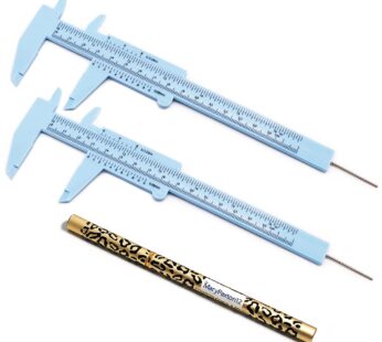 2 Pack Microblading Eyebrow Ruler Makeup Measure Eyebrow Guide Ruler Permanent Tools Calip