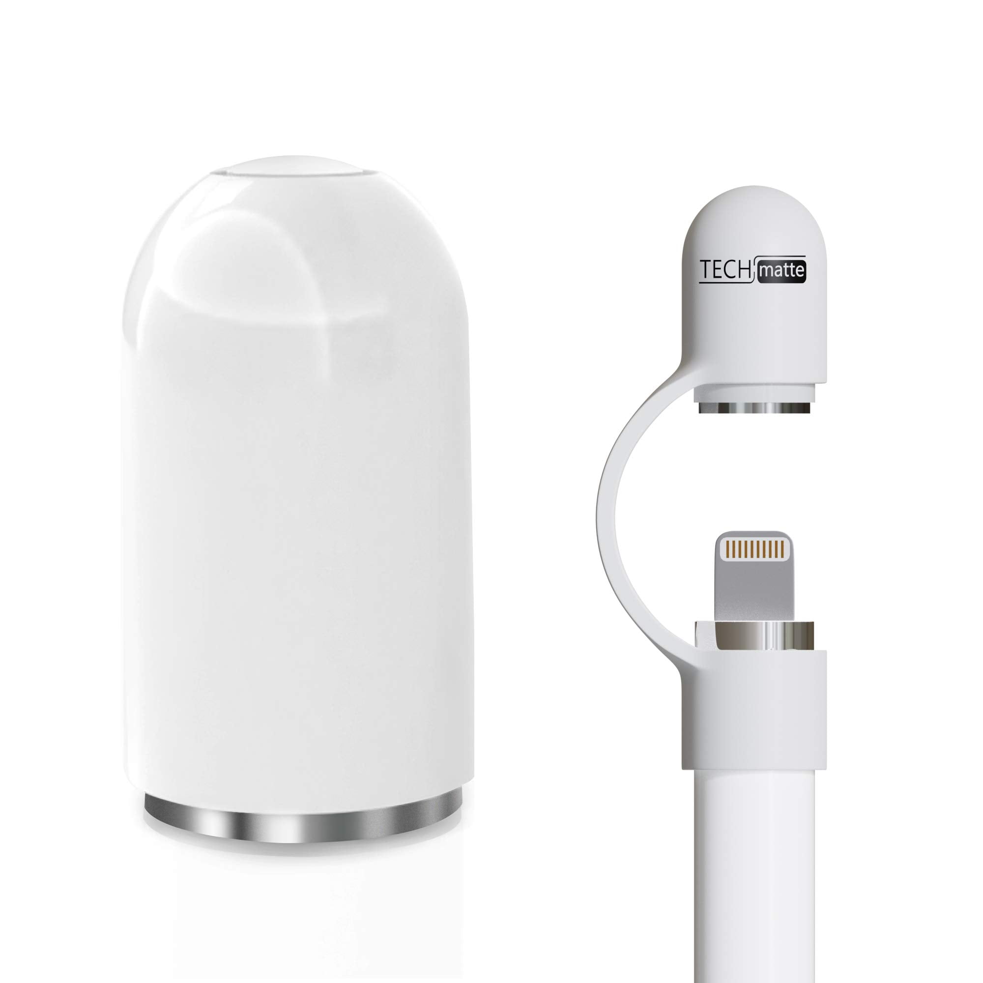 TechMatte Magnetic Replacement Cap Compatible with Apple Pencil 1st Generation (with Cap H