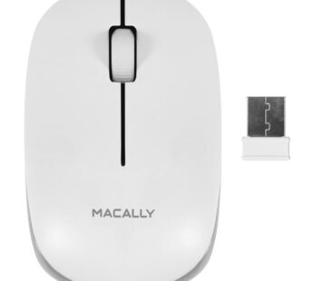 Macally 2.4G USB Wireless Mouse for Laptop and Desktop Computer, Comfortable and Long Rang