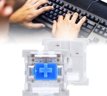 Yosoo- 10 PCs Mechanical Keyboard Switch Plate Mounted Blue Switch for RGB Series