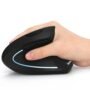 Lekvey Ergonomic Mouse, Vertical Wireless Mouse - Rechargeable 2.4GHz Optical Vertical Mic
