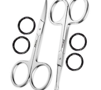 Promax Care Precision Grooming Scissors for Men & Women – Multi-Purpose Facial Hair Scisso