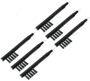3 in 1 Hearing Aid Cleaning Magnet Brush Universal Cleaning with Wax Loop and Battery Magn