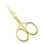 Yutoner Eyebrow and Nose Hair Safety Curved Scissors, 3.7 Inch Stainless Steel Professiona