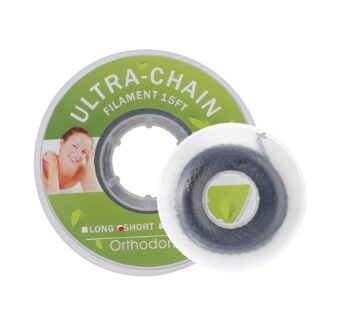 faruijie Colourful Elastic Power Chain for Braces Dental Orthodontic Powerchains 3 Sizes O