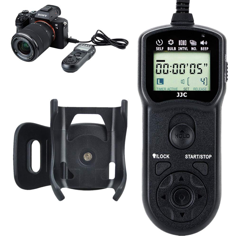 Intervalometer Wired Timer Remote Shutter Release Control & Clip Holder for Sony A7RV A7R