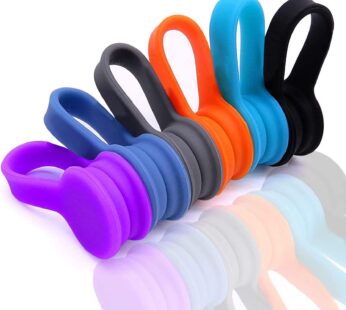 6 Pack Magnetic Twist Ties, Viaky Multicolor Magnet Keeper Bands Winder Wrap Straps Cable