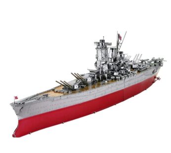 Piececool 3D Metal Puzzle Military Watercraft Model Kits, Yamato Battleship Metal Model Bu